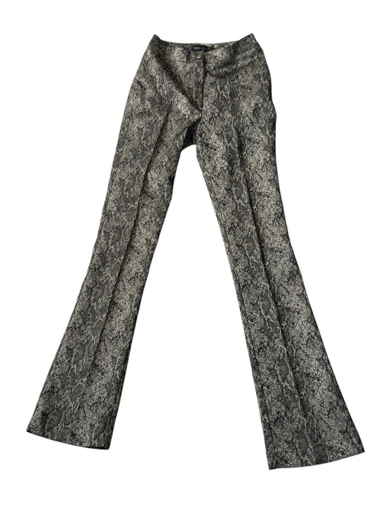 Mango Night Vibrant Snake Print Straight Women’s pants Size 4. - Picture 1 of 9